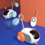 Load image into Gallery viewer, Interactive Remote Control Cat Toy Car with Auto Moving & Obstacle Avoidance | USB Rechargeable | Pawluxe