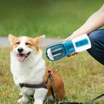 Load image into Gallery viewer, Portable 3-in-1 Dog Water Bottle with Food & Waste Bag