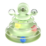 Load image into Gallery viewer, 4-Layer Cat Track Toy Tower with Rolling Balls | Interactive Puzzle Exercise Toy for Cats | Pawluxe