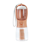 Load image into Gallery viewer, Portable 3-in-1 Dog Water Bottle with Food &amp; Waste Bag