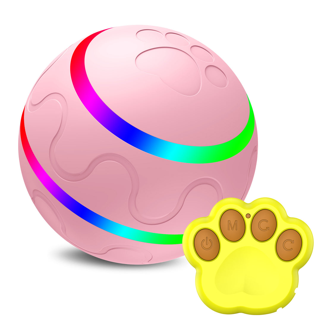 Interactive Smart Cat Toy Ball – Automatic Rolling & USB Rechargeable Pet Activity Toy | Pawluxe