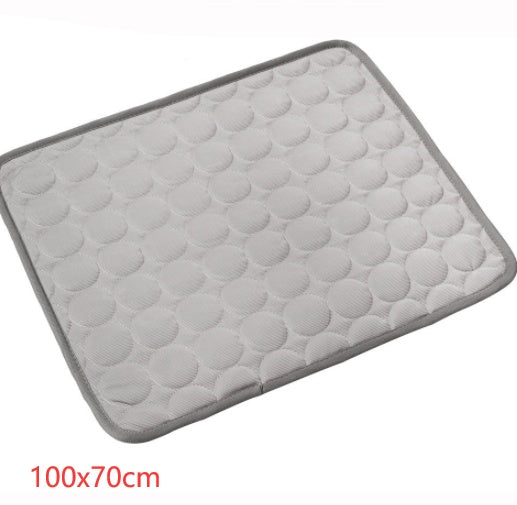 Breathable Ice Silk Cooling Pet Pad for Dogs & Cats