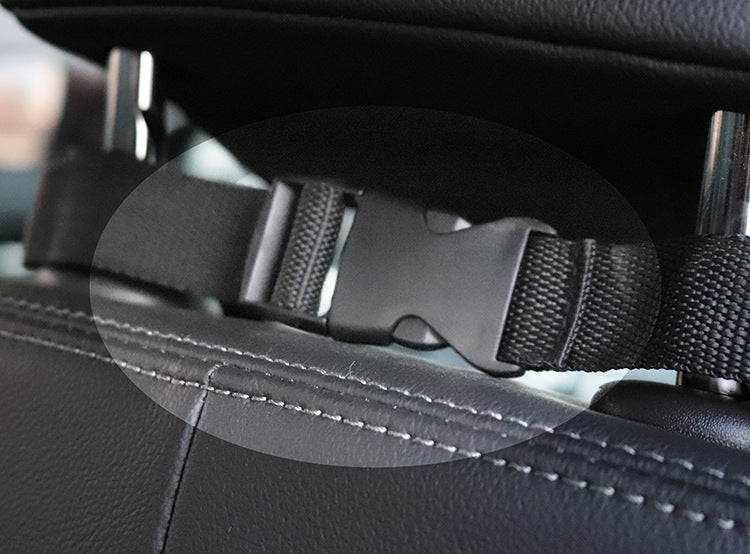 Waterproof Dog Car Seat Cover Hammock with Mesh Window & Safety Straps