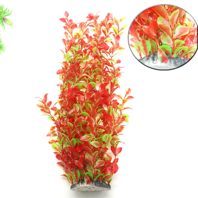 Realistic Artificial Aquarium Plant Decor for Fish Tank
