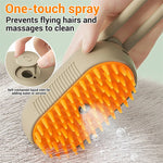 Load image into Gallery viewer, 3-in-1 Electric Steam Pet Brush for Dogs &amp; Cats | Self-Cleaning Grooming &amp; Deshedding Tool | Pawluxe