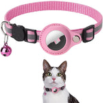 Load image into Gallery viewer, Reflective Nylon Dog &amp; Cat Collar for Airtag Holder | Pawluxe Safety Collar