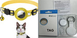 Load image into Gallery viewer, Reflective Nylon Dog &amp; Cat Collar for Airtag Holder | Pawluxe Safety Collar