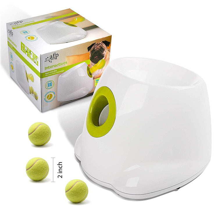 Automatic Dog Ball Launcher Machine – Interactive Fetch Toy with Distance Control | Pawluxe