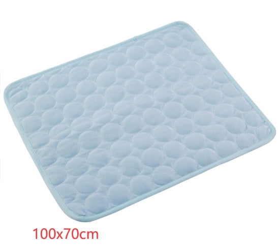 Breathable Ice Silk Cooling Pet Pad for Dogs & Cats