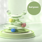 Load image into Gallery viewer, 4-Layer Cat Track Toy Tower with Rolling Balls | Interactive Puzzle Exercise Toy for Cats | Pawluxe
