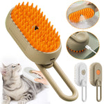 Load image into Gallery viewer, 3-in-1 Electric Steam Pet Brush for Dogs &amp; Cats | Self-Cleaning Grooming &amp; Deshedding Tool | Pawluxe