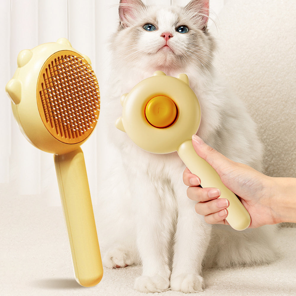 Pet Massage Comb & Deshedding Brush for Dogs & Cats | Pawluxe Grooming Tool