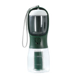 Load image into Gallery viewer, Portable 3-in-1 Dog Water Bottle with Food &amp; Waste Bag