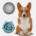 Load image into Gallery viewer, Pet Dog Cat Slow Feeder Bowls Anti Choking Slow Feeder Dish Bowl Home Dog Eating Plate Anti Gulping Bowl Supplies