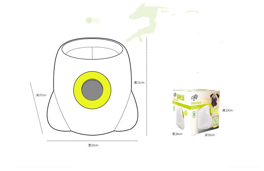 Automatic Dog Ball Launcher Machine – Interactive Fetch Toy with Distance Control | Pawluxe