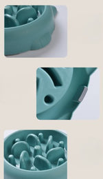 Load image into Gallery viewer, Pet Dog Cat Slow Feeder Bowls Anti Choking Slow Feeder Dish Bowl Home Dog Eating Plate Anti Gulping Bowl Supplies