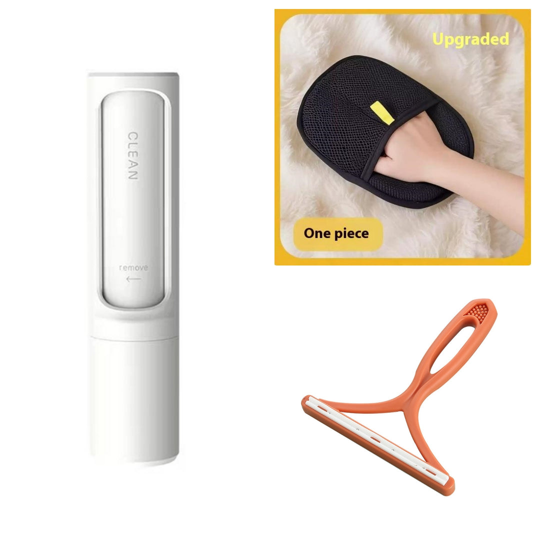 Reusable Pet Hair Remover Brush & Lint Roller | Self-Cleaning Fur Tool | Pawluxe