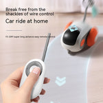 Load image into Gallery viewer, Interactive Remote Control Cat Toy Car with Auto Moving &amp; Obstacle Avoidance | USB Rechargeable | Pawluxe