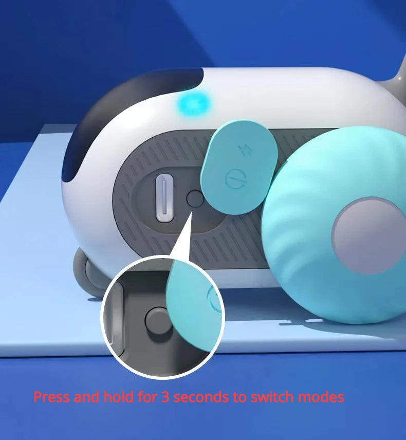 Interactive Remote Control Cat Toy Car with Auto Moving & Obstacle Avoidance | USB Rechargeable | Pawluxe